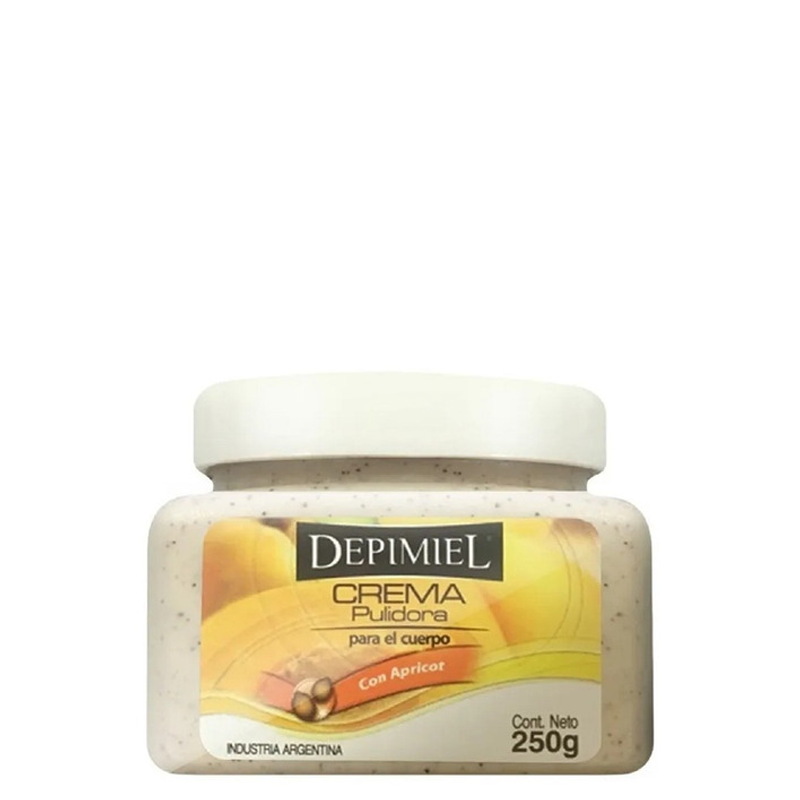 Crema Pulidora Depimiel Exfoliante Con Apricot 250g
