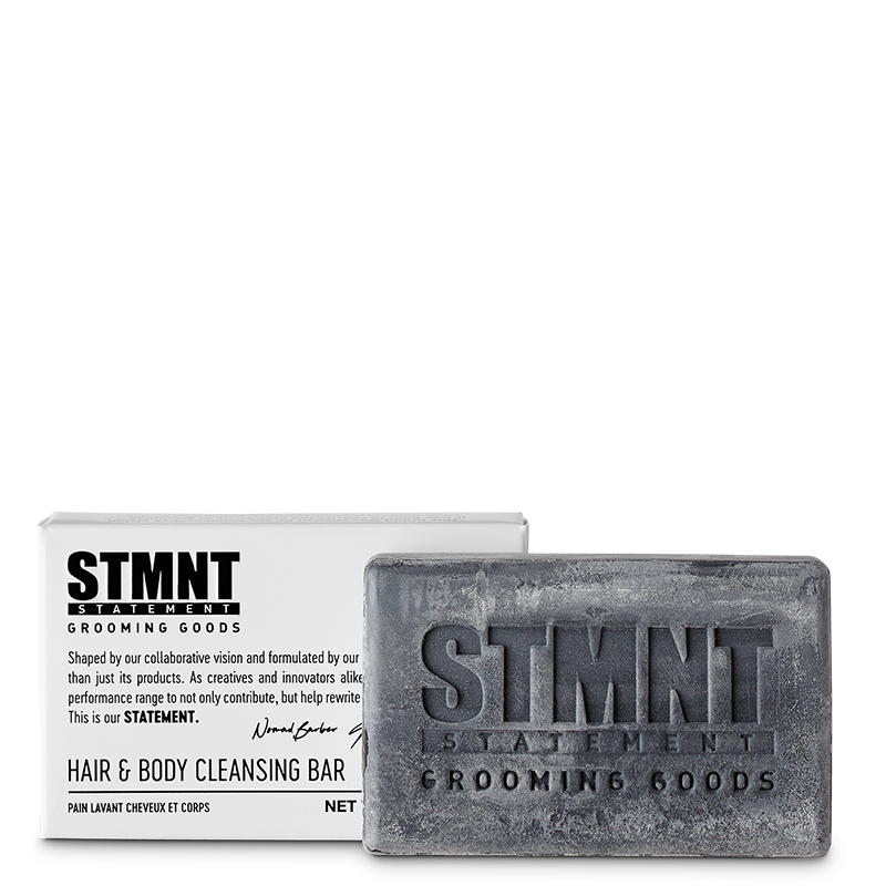 Jabón Limpiador STMNT para Cabello y Cuerpo con Carbón Activado 125 g