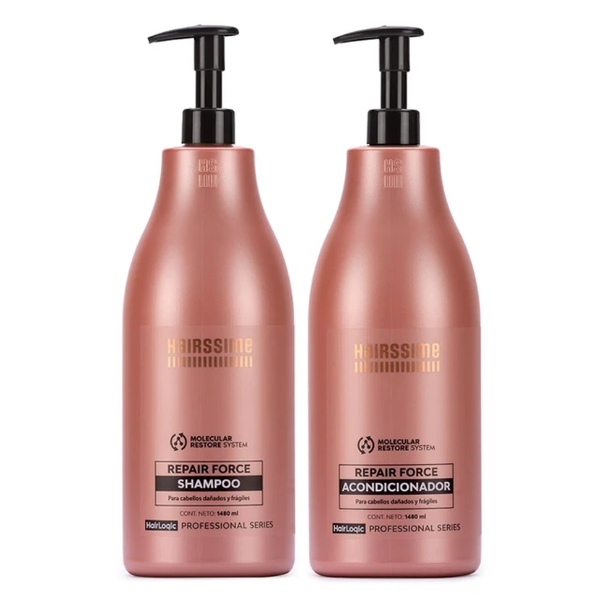 Combo Profesional Hairssime Repair Force Hairlogic 1480ml