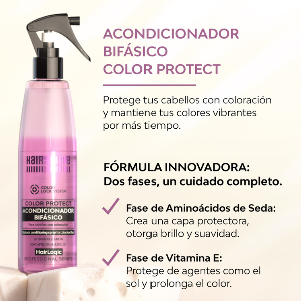 Acondicionador Bifásico Hairssime Color Protect Hairlogic 240ml