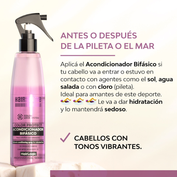 Acondicionador Bifásico Hairssime Color Protect Hairlogic 240ml