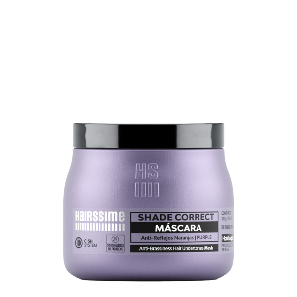 Mascara Purple Hairssime Shade Correct Hairlogic 300g