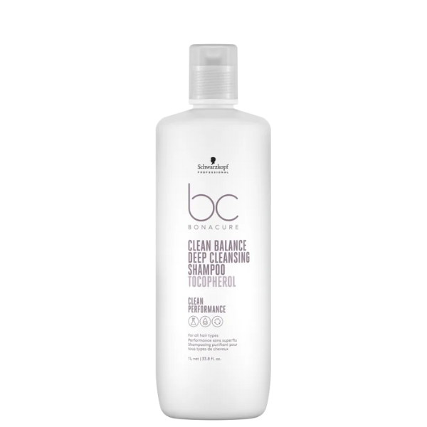 Shampoo Clean Deep Cleansing Tocopherol  Schwarzkopf Linea bc 1L