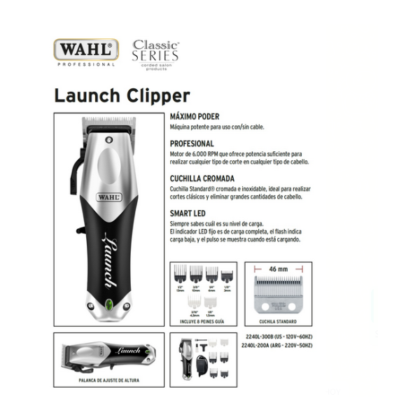 Maquina de Corte Wahl Launch Clipper