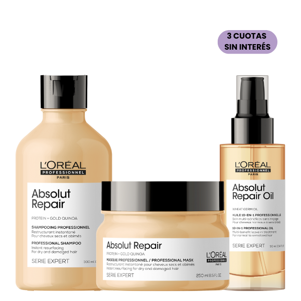 Kit Reparación Loreal Absolut Repair Serie Expert