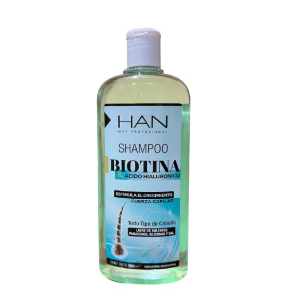 Shampoo Biotina y Ácido Hialurónico 500ml