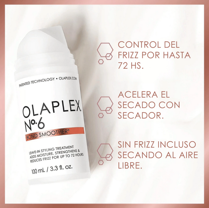 Kit Olaplex Shampoo Matizador Nº 4P + Crema para Peinar Paso N°6 Bond Smoother 100 ml