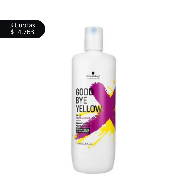 Shampoo Good Bye Yellow Schwarzkopf  1L