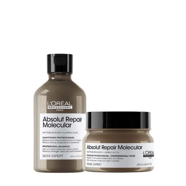 Combo Shampoo + Máscara Loreal Absolut Repair Molecular Serie Expert