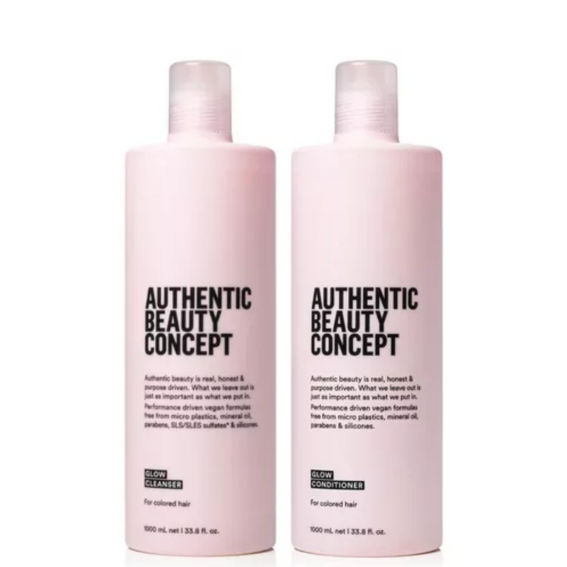 Shampoo + Acondicionador Authentic Beauty Concept Glow 1000ml