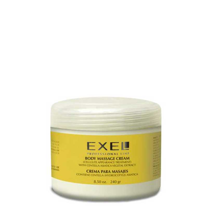 Crema Exel para Masajes con Centella Asiática 240 g