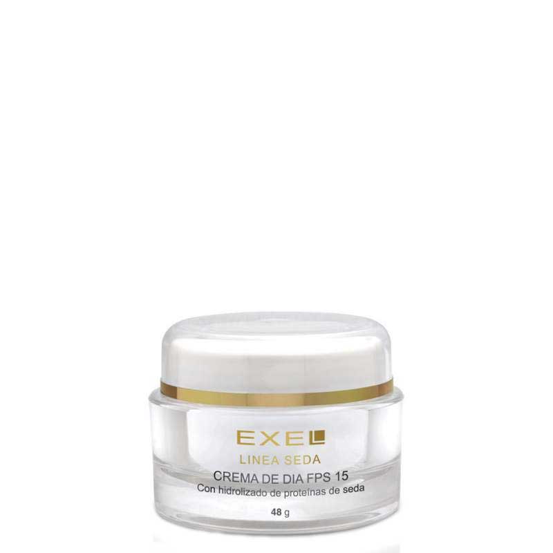 Crema Hidratante Exel de Día FPS 15+ con Proteína de Seda 48 g