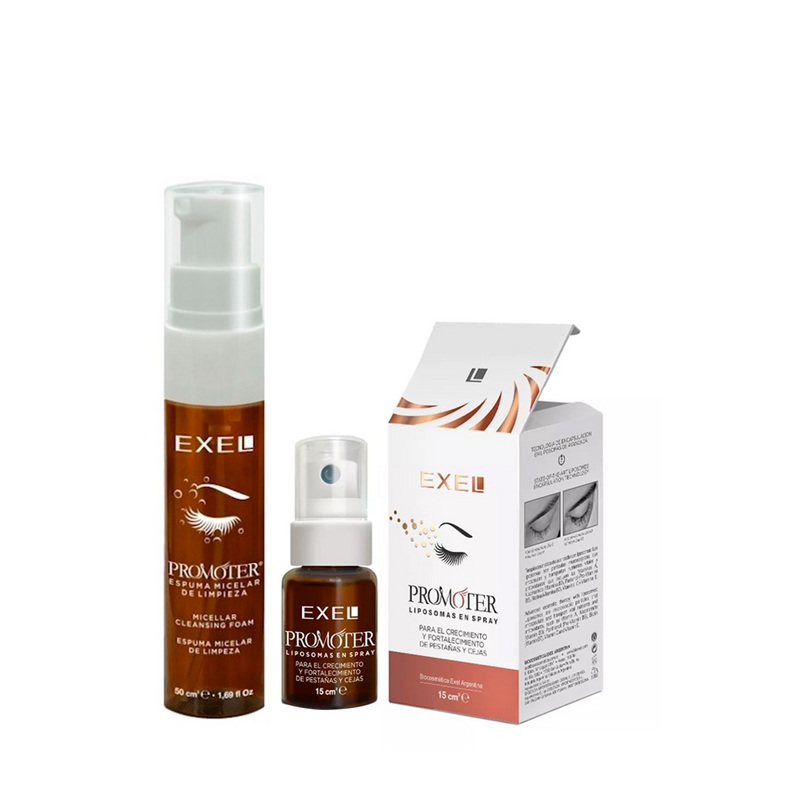 Kit Exel Promoter Espuma Micelar + Spray Fortalecedor