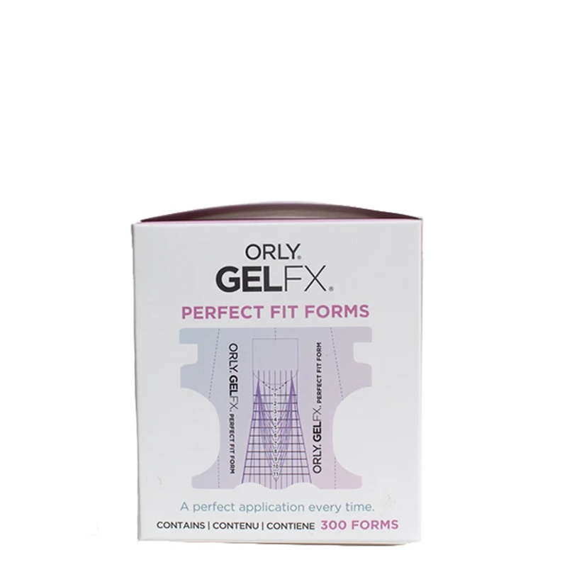 Moldes para Uñas Esculpidas Perfect Fit Orly Gelfx X 300 Un